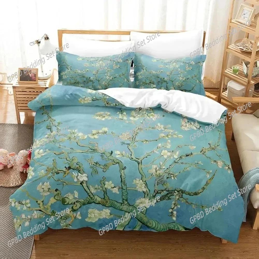 Comforter 3D Print Van Gogh Bedding Set For Bedroom Soft Modern S Comefortable Kids And