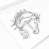 Simple Hollow Horse Brooch For Women Men Personality Alloy Smooth Animal Pin Brooch  Clothing Jewelry Accessories Gift