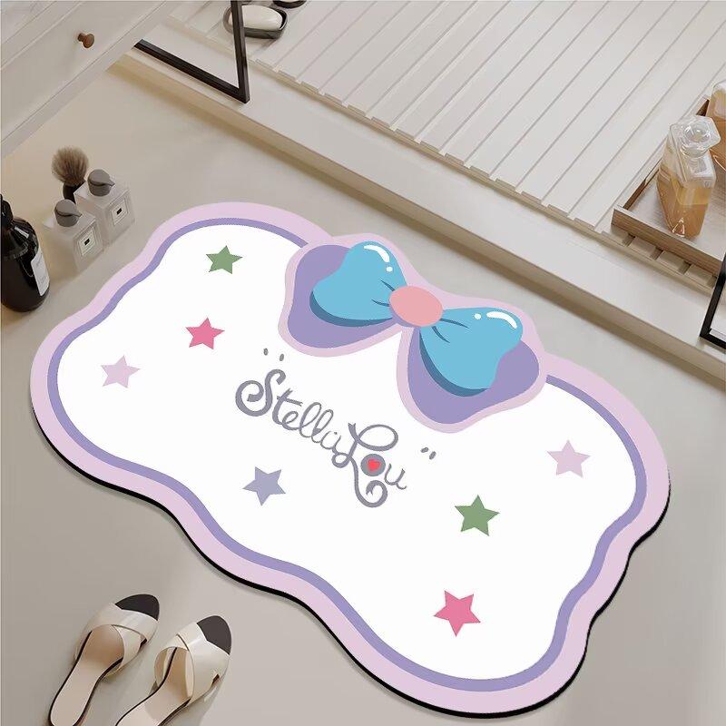 Toiletten Badezimmer Bodenmatte Toilette Haushalt Bodenmatte Rutschfeste Matte Saugfähige Kieselgur Toilette Teppichmatte