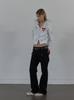 SETUP-EXE Line Bootcut Pants / Black