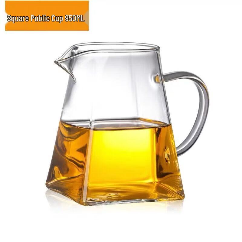 

Borosilicate Glass Square Fair Cup