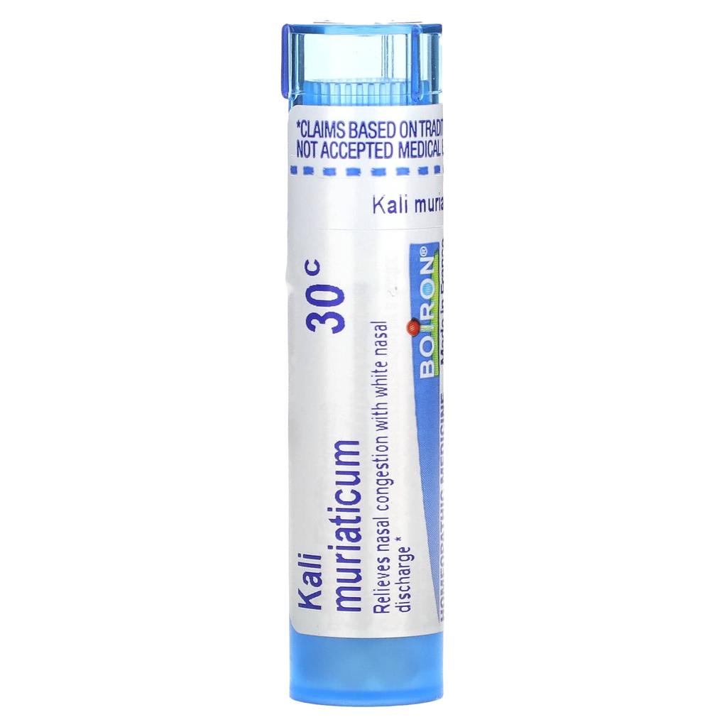 Kali Muriaticum, 30C, Relieves Nasal Congestion, Approximately 80 Pellets