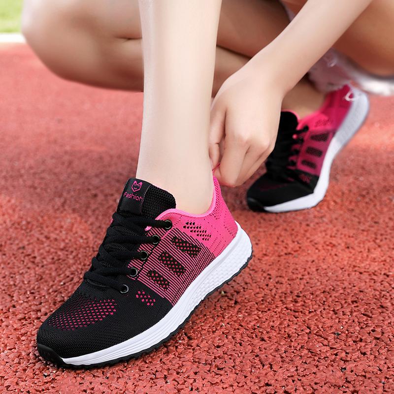 Spring / Autumn Women's Flying Women's Shoes Running Shoes Summer Breathable Casual Sports Women's Shoes
