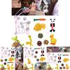 Kit de 6x Brinquedos de Corda para Cães Resistentes e Duráveis Nó de Mastigar Bola Pet Filhote Urso Brinquedo de Algodão Atacado