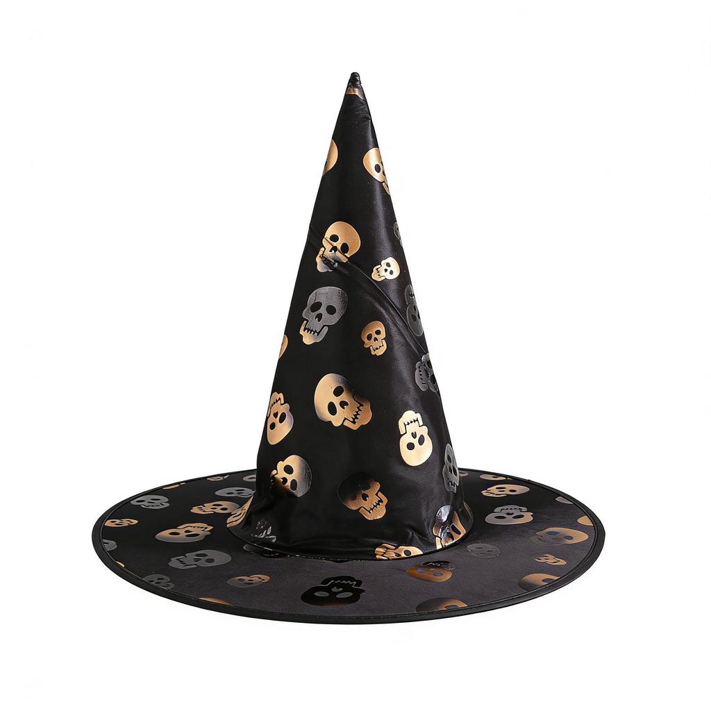 Pleated Lace Witch Hat - Halloween Costume Accessory