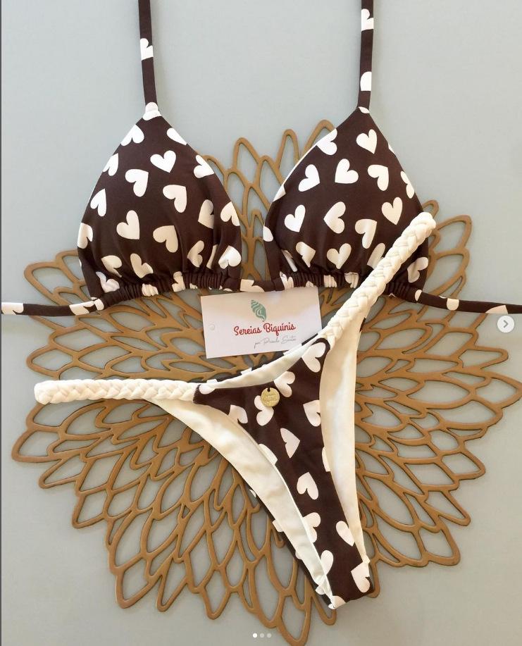 2024 European & American Lace-Up Halter Triangle Bikini – Sexy Beach Swimwear