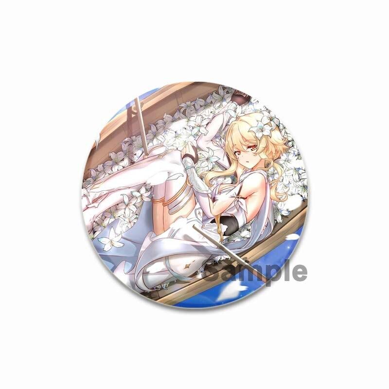58MM Genshin Impact Soft Button Pin Creative Funny Collar Brooches Cartoon Badge Clothes Hat Accessories Cute Fashion Jewelry Gifts