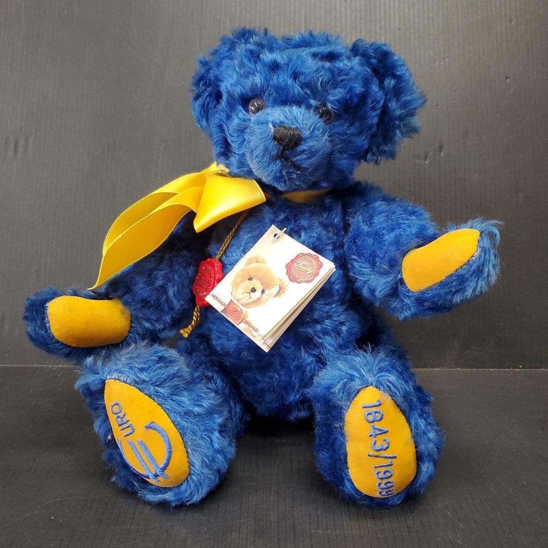 

[USED] HERMANN Teddy Limited Edition 1999 Blue Teddy Bear 1843/1999