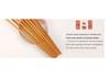 Individually Wrapped Carbonized Bamboo Chopsticks for Home, Restaurant, and Hotel Use – Thickened, Disposable, Multi-Specification