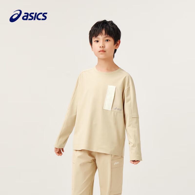 Asics Kids Unisex Long-Sleeve Cotton Blend Graphic T-Shirt