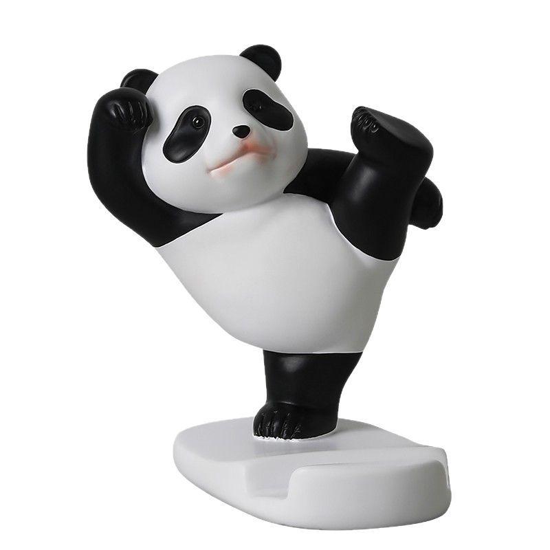 Cartoon Panda Stand: Universal Tablet & Phone Holder - Cute & Funny Decorative Gift