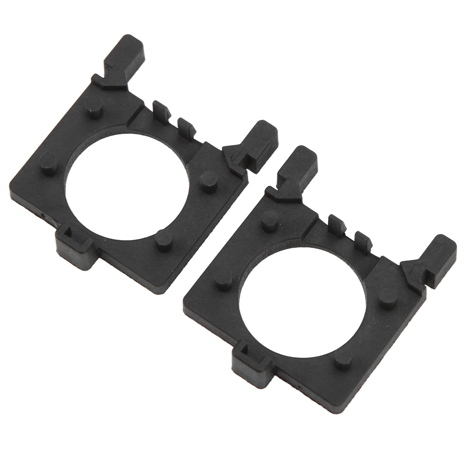 2Pcs LED Headlight Base Holders Low Power Professional Design Small Compact Headlight Bulb Base ABS