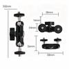 Flexible Double Ball Head Articulating Magic Arm 1/4'' Screw Extend Mount for Monitor Microphone Photography Studio