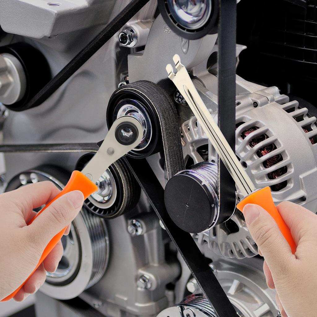 2pcs Automatic Tightening Slack Adjuster Tool 5/16 Inch Ratchet Wrench Brake Kit for Air Brake System Car Truck Trailer