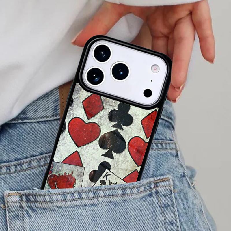 Cards Casino Ace Of Spades Phone Case for iPhone 16e 15 14 13 12 17 Pro Max Plus Air 17pro Cover Coque