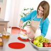 Round Silicone  Pad Non-Slip Heat Resistant Trivet for Kitchen Dining Table
