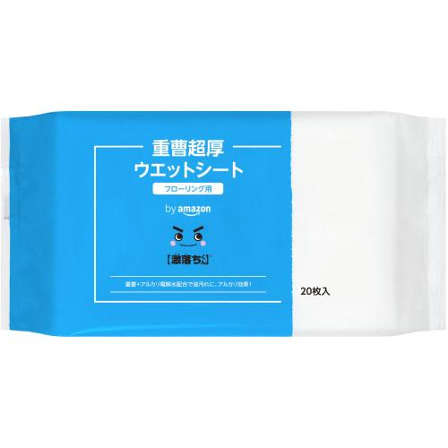 By Gekiochikun Baking Soda Super Thick Wet Sheets for Flooring & Cleaning, 20 Sheets X 12 Packs, White