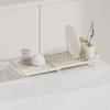 Adjustable Expandable Kitchen Dish Drying Rack Sink Counter Compact Steel With Powder Coating 4-Tier Design