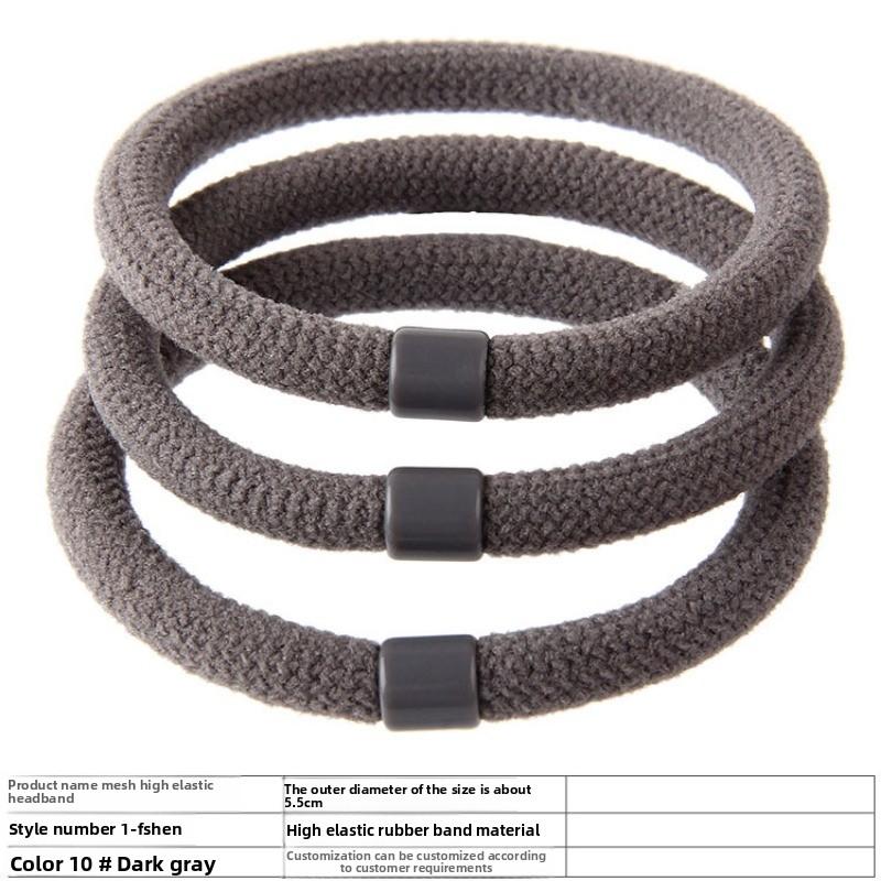 

Высокоэластичные студенческие резинки для волос с основой из кожаных лент и аксессуары для волос для весны и лета 52#(1pc)