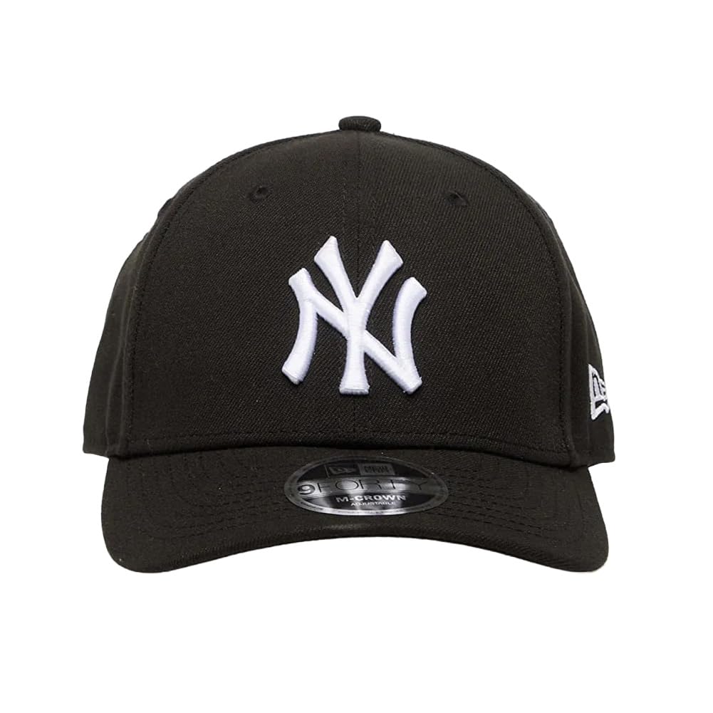 NEW ERA 9FORTY Cap MLB Embroidery NY black white M-CROWN