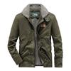 Herren Retro Lammwolle Baumwolle Jacke - Herbst/Winter Stil 6801