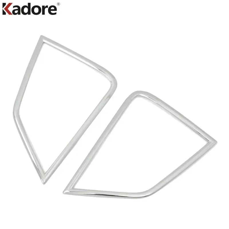 Front Fog Light Lamp Cover Trim For Mitsubishi Eclipse Cross 2017 2018 Chrome Car Accessories Head Foglight Bezel Trim