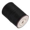 0.45mm Leather Sewing Wax Cord 160mCelsiusRoll Handwork Knitting Craft Wax Thread(Black)
