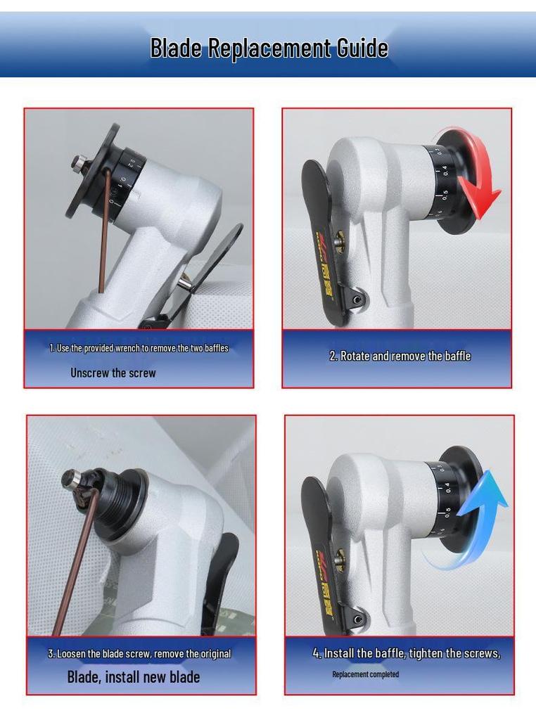 Utensile Pneumatico per Smussatura e Sbavatura Gaobao Mini 45°
