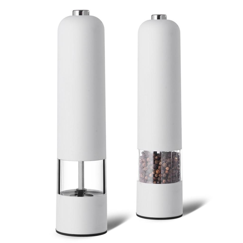 Electric Black Pepper and Sea Salt Grinder for Steak Seasoning