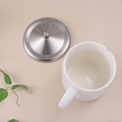 Staubdichte Edelstahl-Becherdeckel 8,5/9,3/10,2 cm Trinkbecherdeckel Keramik-Tumbler Getränke
