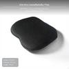Thickened Memory Foam Car Seat Cushion, AntiSlip, Removable, Lumbar Support Black