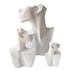 Sturdy Resin Covered Necklace Bust Portable Jewelry Organization Home Accessory Necklace Display Rack Decoration