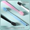2-Piece Adult Soft Bristle Toothbrush Set with Spiral Thread & Brush Head Protector