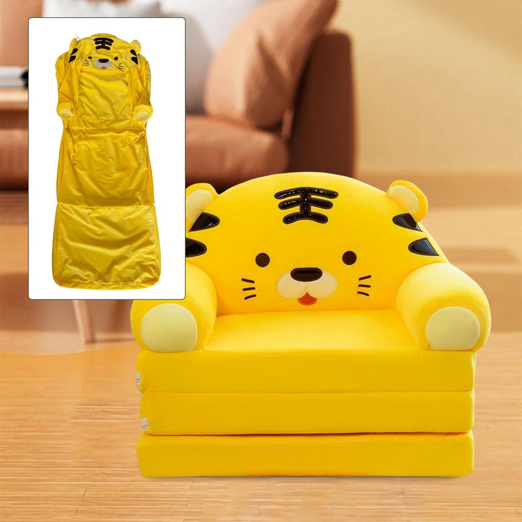 Kids Foldable Sofa Chair Cover Children Couch Backrest Slipcover Sofa Covers Washable for Living Room Playing Room Decoration