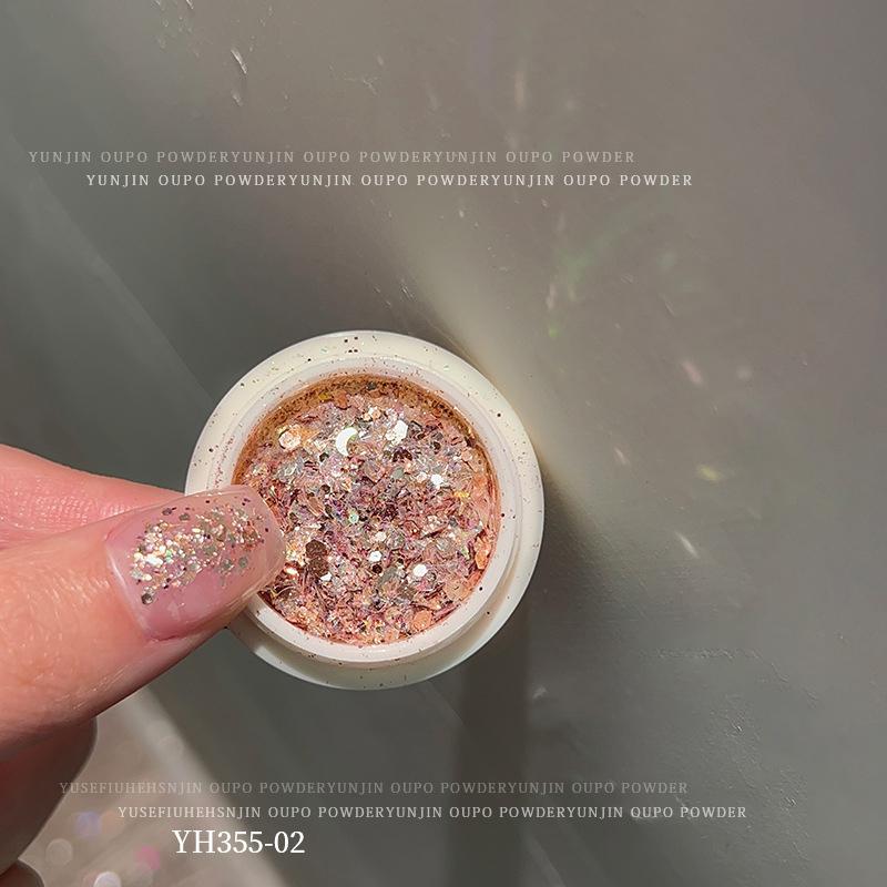 1Box Nail Art Decoration Glitter Sequins Nail Powder Sparkly Shinning Mixed Shape For Manicure Design Accessory