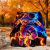 Astronaut Lightning Outdoor Flannel Blankets, Travel, Home Blankets, Suitable for All Seasons,Christmas Gifts. R1127245