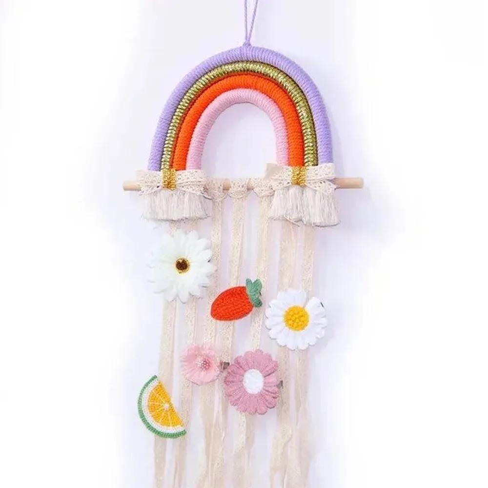 Hair Clip Storage Interior Rainbow Holder Decoration Pin Organizer Hair Clip Box Hair Clip Organizer Organizing Hair Clips