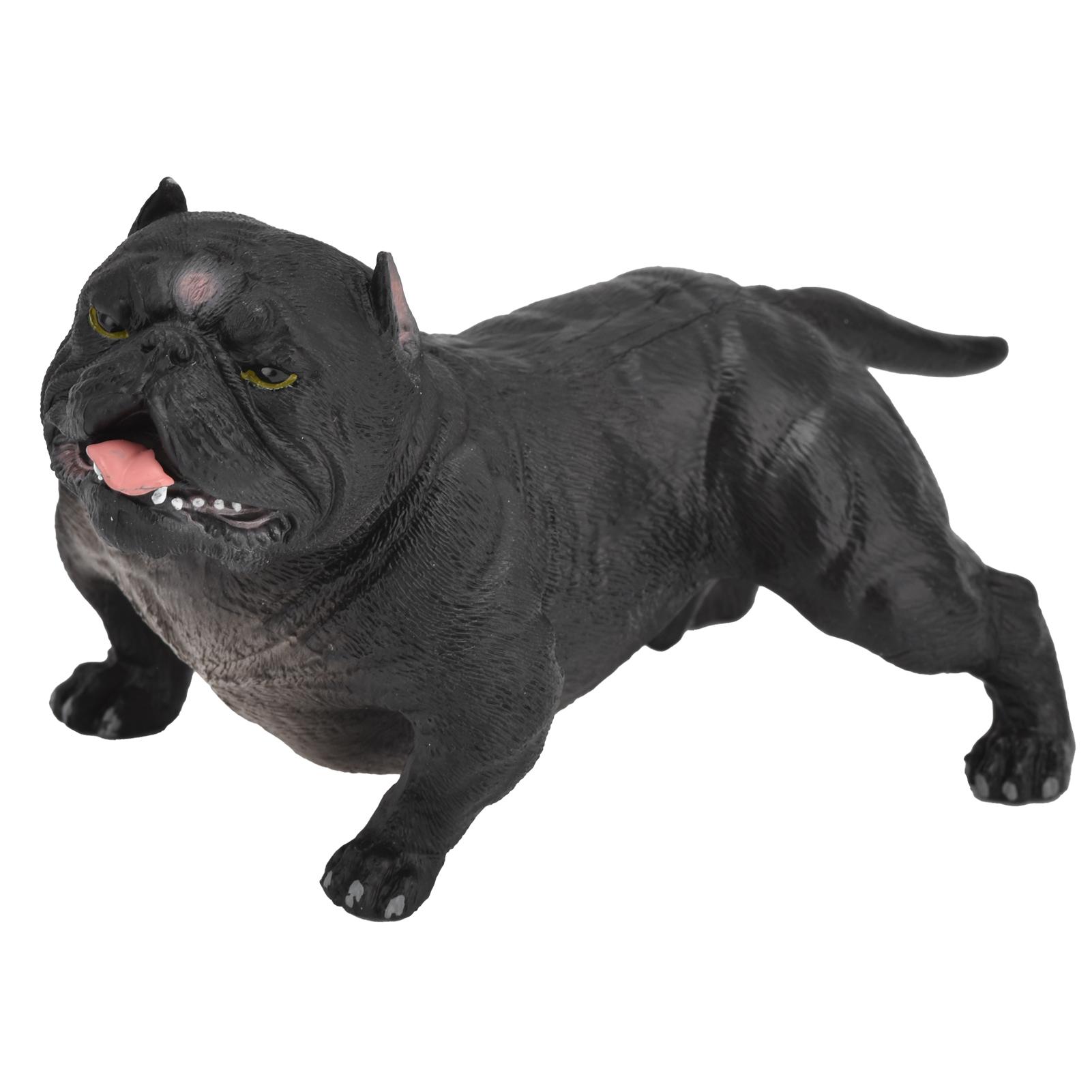 

Bulldog Simulation Model Educational Decoration Dog Model Figurine Collection ToyPL127-674