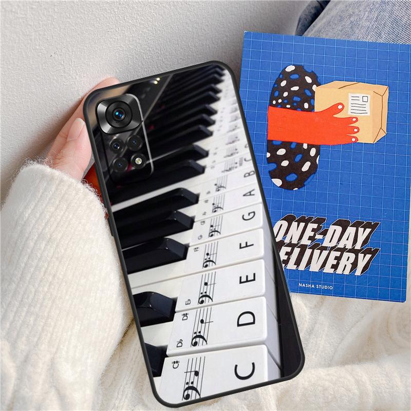 

Piano Keys Musical Funda For Xiaomi Redmi Note 13 Pro 14 9 10 11 12 9S 10S 11S 12S Redmi 13C 10C 12C 14C Case Redmi Note 9S