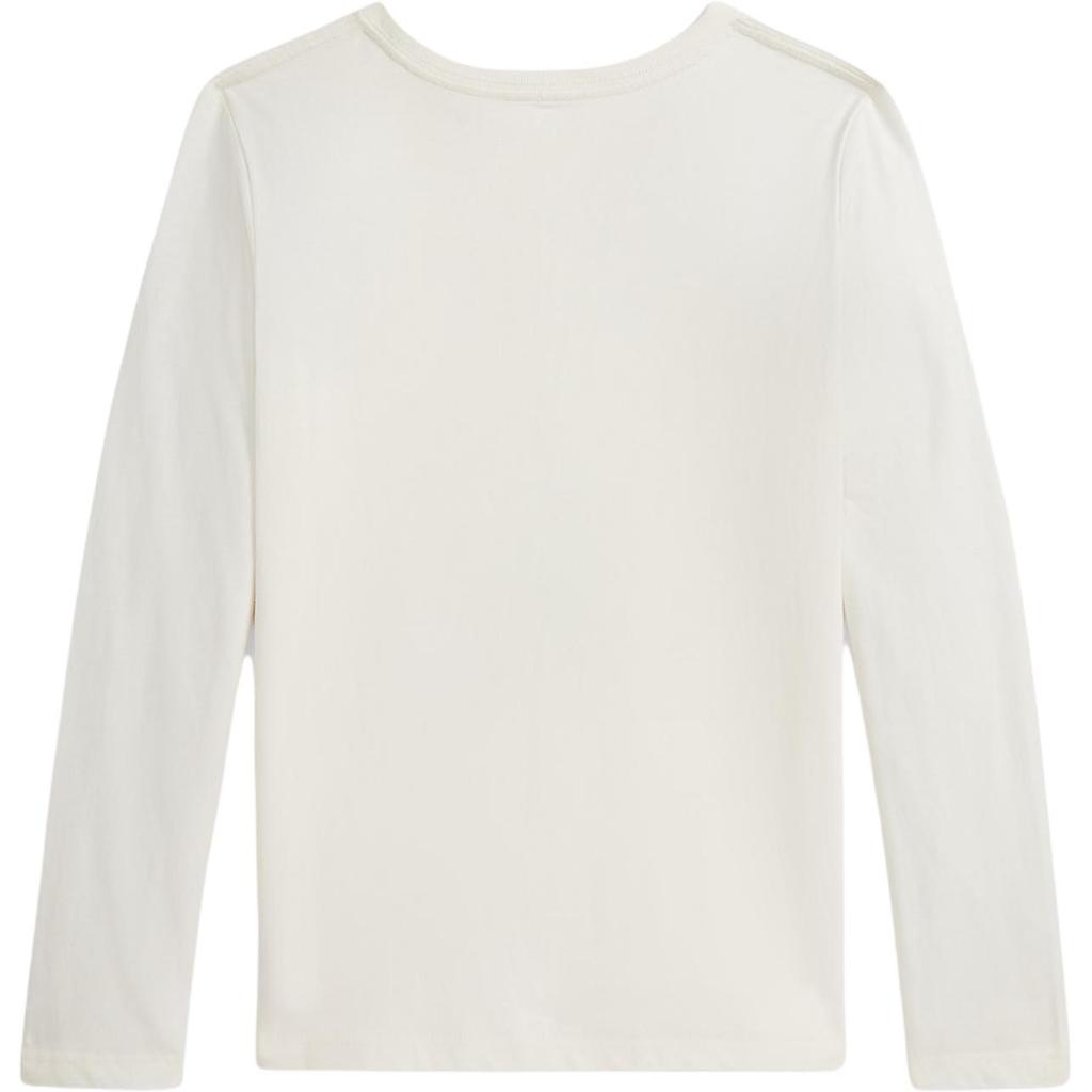 Polo Ralph Lauren Długi rękaw Okrągły dekolt T-shirt Z grafiką misia Dziecięce topy CWPOTSHG8020520-100