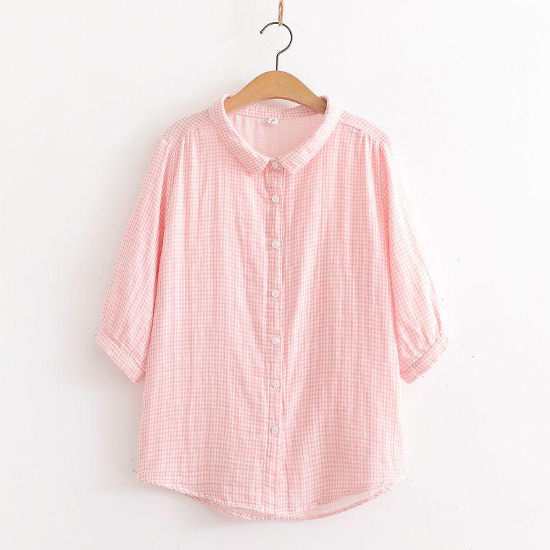 Cartoon Flower Loose Double-Layer Cotton Yarn Long Sleeves Artsy