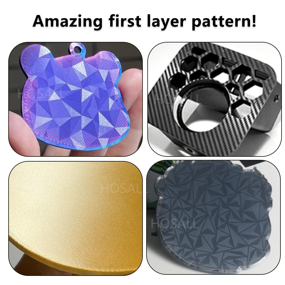 430X430 PEI Build Plate Double Side Sheet Heated Bed for Anycubic Kobra 2 Max Elegoo Neptune 4 Max/Neptune 3 Max Build Plate