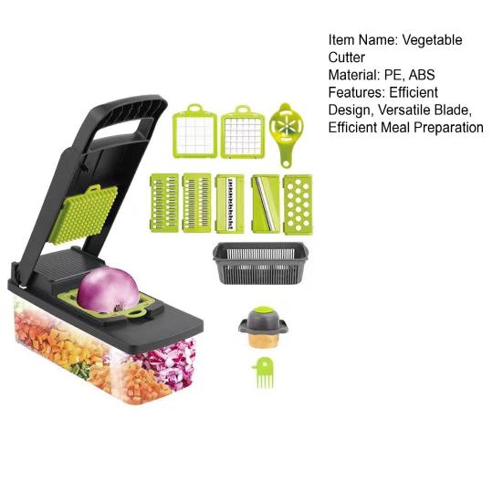 Vegetable Chopper Stainless Steel Mandoline Slicer for Julienne Dicing Multifunctional Meal Preparation Tool