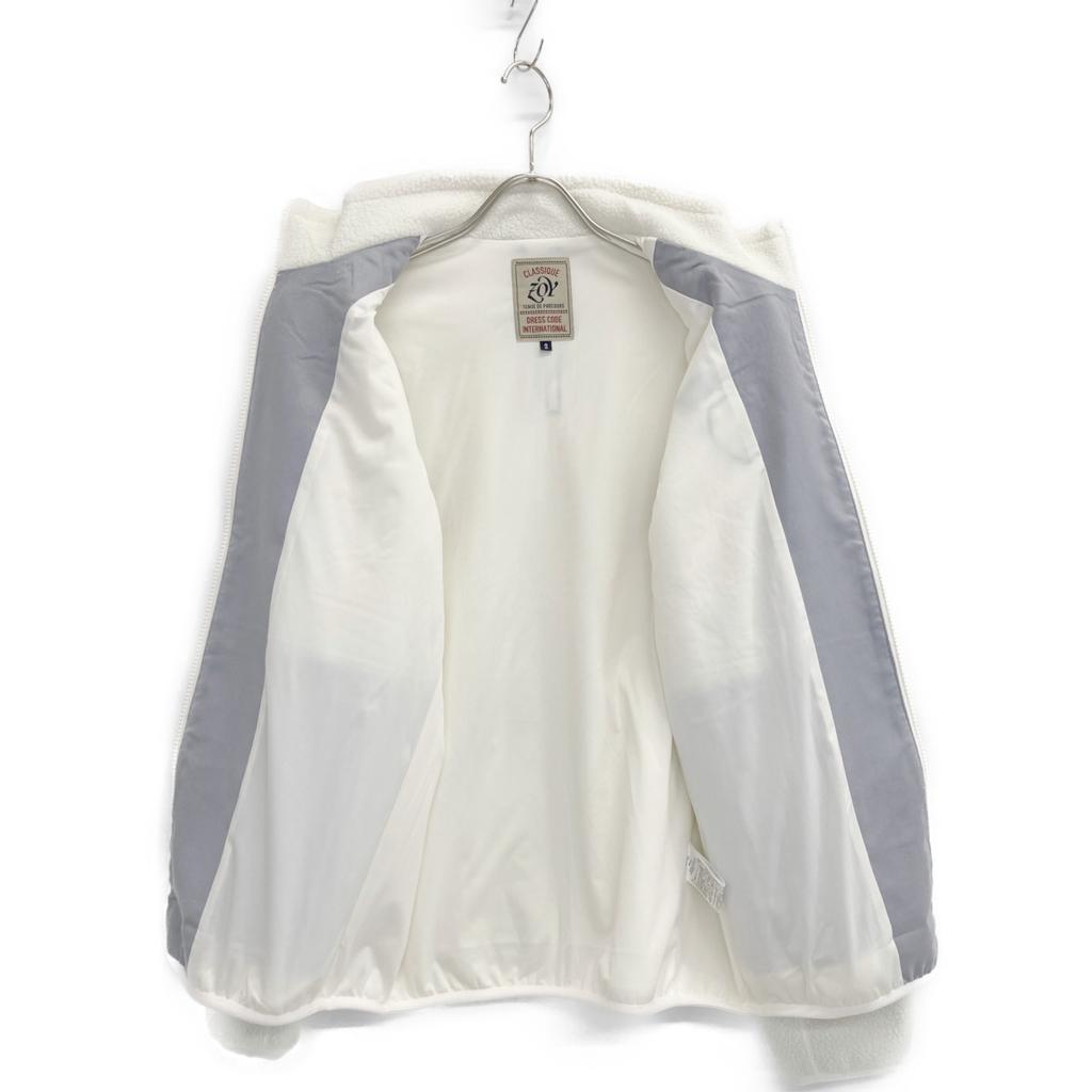ZOY White POLARTEC THERMAL PRO fleece blouson Jacket 2 whiteUsed