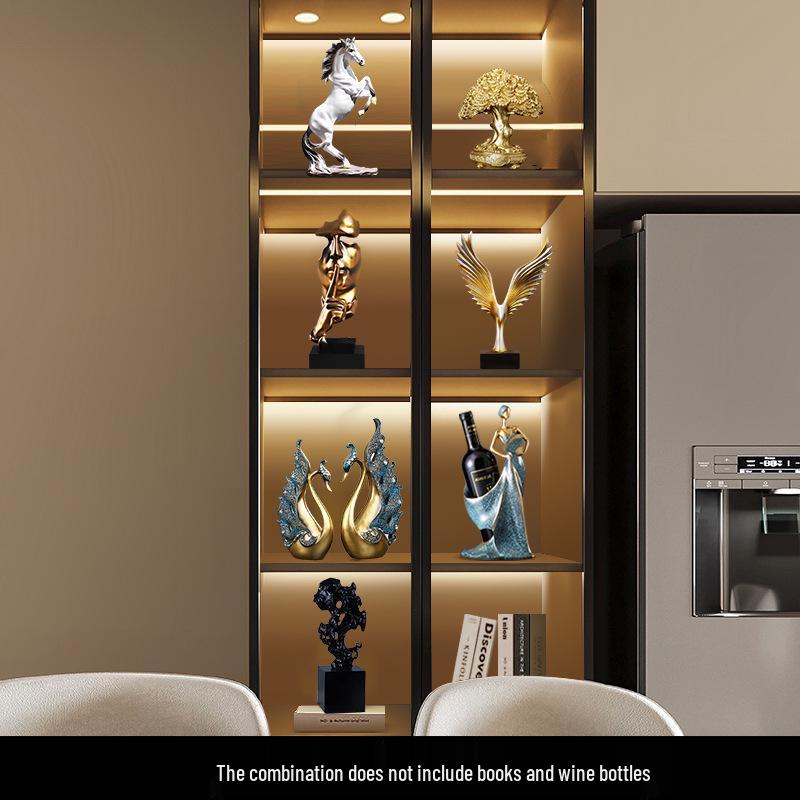 Retro Violin Ornament: Creative Minimalist Home Accessory for Living Room, TV Cabinet, or Bookcase.