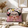 AArt Frida Kahlo Pillow Case for Sofa Living Room Home office Decor Protective Cover