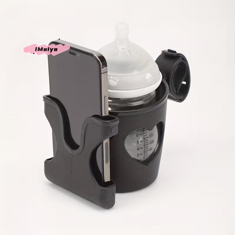 M-Baby Stroller Water Cup Holder With Mobile Phone Holderbottle Holderelectric Carbicycle Universal Water Bottle Holder