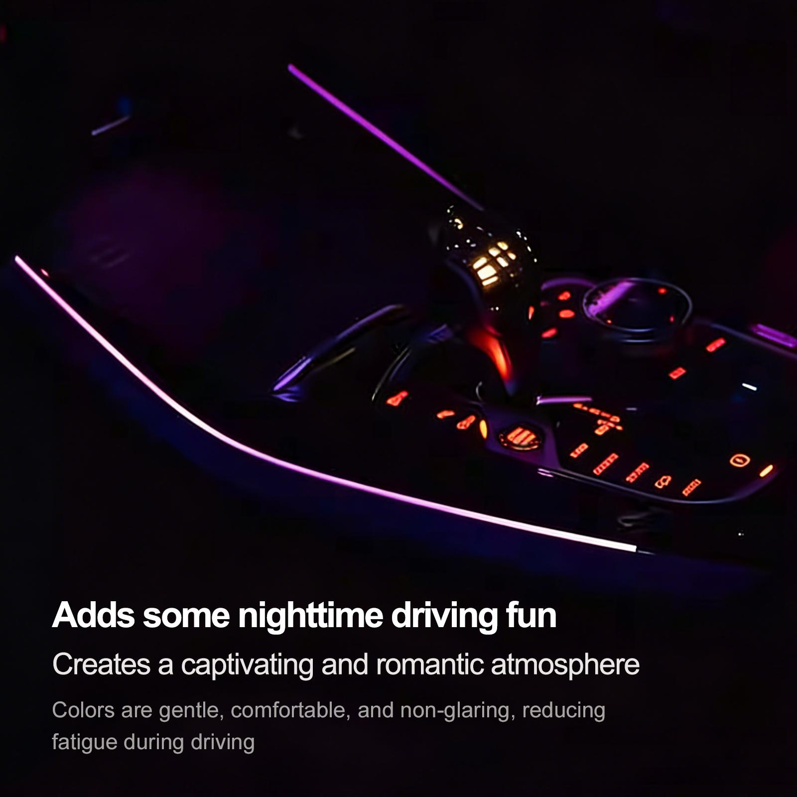 Car Interior Decorative Ambient Light Center Console LED Atmosphere Lamp for BMW G20 G22 G80 G82 3 4 Series M3 M4 2020-2024 for BMW