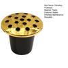 Cemetery Flower Holder with Lid Graveyard Memorial Vase Cemetery Flowerpot for Flower Arrangement Cemetery Decorations