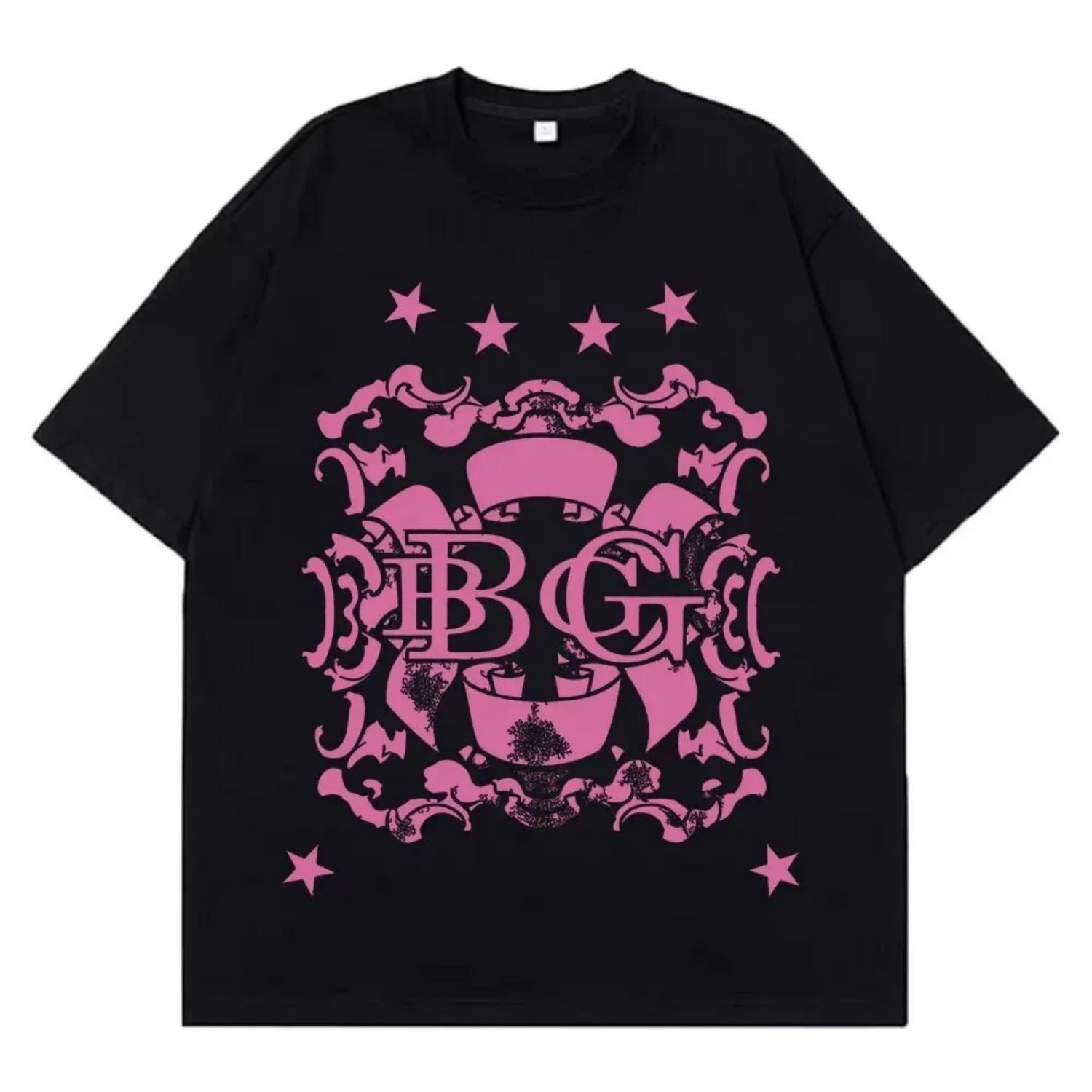 

Singer Bad Gyal 2026 Tour Fashion Print T-shirt Men Women Aesthetic Trendy T-shirt Summer Pure Cotton Casual Hip Hop T-shirts S чёрный